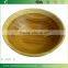 DT022/ 2016 Unique Two Color Tone Large Bamboo Wooden Serving Party Fruit Bowl