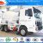 9m3 self loading concrete mixer truck used for concrete deposition and transportation