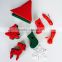 Customizable Laser Cut Felt Christmas Decoration Garlands Ribbon stocking