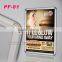 Aluminum 25mm Snap Frame a4 Clip Poster Frame Wall Mounted White Snap Frame