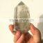 Natural green phantom crystal point/wand for decoration
