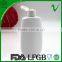 High quality flat empty lotion 120ml plastic bottle with flip top cap