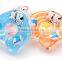 Wholesale colorful inflatable PVC baby swim ring, cartoon customized baby swimming ring