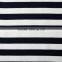 Hot Sale 2017 Viscose Polyester Spandex Yarn Dyed Stripe Ottoman Rib Knit Fabric