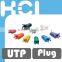 EZ RJ45 8P8C UTP Solid and Stranded Modular Plug for Cat 6 Cable