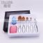 7pcs Popular Cosmetic Sponge Rose Gold Oval Makeup Brush Set With Brush Cleaner
