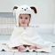 Super soft bamboo baby hooded towel personalized puppy hooded baby towel