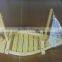 stocked premium wooden sushi boat for sushi serving