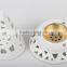 Wholesale Top Sell Pyramid Hollow out Ceramic Incense Burner with Round Bottom