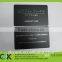 Customize plastic PVC guarantee card with cheap price