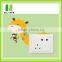Fancy decorative removable self adhesion PVC switch sticker