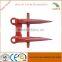 Combine harvester double forged finger guard knife