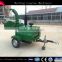 ATV mobile 50hp diesel engine self powered wood chipper with hydraulic feeding CE certificate