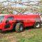 self propelled fruit garden orchard high press boom air blast sprayer vehicle 1000L tank with cabin and air conditioner
