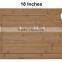 Natural Bamboo Cutting Board with Deep Drip Groove
