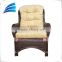 Bedroom Rattan Wicker Chaise Lounge Arm Chair Furniture