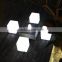 Outdoor event led cube table plastic light cube led cube for sale