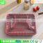 4-compartment Bento Lunch Box,Disposable Safe Plastic Food Container