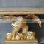 Hot sale luxury vanity gold eagle console table