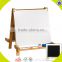 Wholesale top quality wooden black and white writing board educational children wooden black and white board W12B018