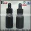 5ml 15ml 20ml 30ml black frosted glass dropper bottle empty essential oil black frosted glass dropper bottle cosmetic package