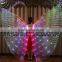 Two colors women belly dance costume led isis wings M0029-L1