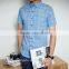 2016 New Fashion Cotton Men Dress business Shirt Slim Fit Shirts For Men Short Sleeve shirts
