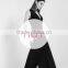 Guangzhou Factory Wholesale New Fashion Wed Leg Sexy Black Sleeveless Ladies Jumpsuits For Women 2016