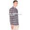 Wholesale European plaid flannel cheap casual stylish cotton check shirts for men