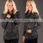 New Women fashion hoodies high neck