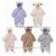 Cartoon Coral Fleece Newborn Baby Romper Costume Baby Clothes Animal Overall Menina Winter Warm Longsleeve Baby Rompers Jumpsuit