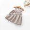 S33545W Lovely Kids Baby Girl Sleeveless Cartoon Cotton Party Dress