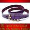 Women Lady Girl Single Pin Buckle Solid Color Thin Genuine Leather Waist Belt