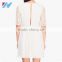 Latest Casual Wear Fashion For Women Smart Midi Lace Half Sleeve Dress A Line Chiffon Dress