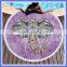 2017 new design 100% polyester round beach towel hot sale wholesale