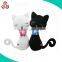 High quality long leg cat of plush big eyes cat toys