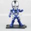 (Top Quality) The Avenger action figure Q version IronMan PVC figure set of 6pcs The fourth generation Ironman collection toys