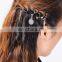 Fashion women small ring trench Africa pigtails hip-hop Metal ring DIY hair ornaments