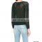 Sexy Round Neck Hollow Pullover Knitted Jumper
