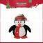 2016 Hot lovely wholesale custom christmas penguin plush toys