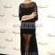 2015 Lattest Slim Fishtail Silk Dress Party Dress Designer One Piece Party Dress Girl Party Wear Western Dress