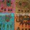 coloured ELEPHANT PATCHWORK CUSHION COVERS LOT OF 100 PCS