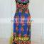 Hot sale african evening dresses women print kaftan design summer dresses