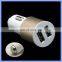 Universal Dual USB 2 Port Car Charger and Safety Hammer Charger 5V 2A