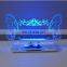 Custom acrylic led table number sign led edge lit sign holder for bar / night club