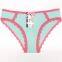 Yun Meng Ni Sexy Underwear Side Lace Trim Briefs Soft Cotton Women's Sexy Panties