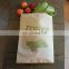 Large reusable fresh and green cotton veggies bags for produce
