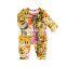 wholesale newborn infant kids baby leopard print soft  breathable onesie baby romper set