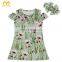 Fashion Kids Party One Piece Wear Girl Frock Simple Design Clothing Vintage Baby Dress Cutting.