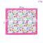 Pink style Design printing flower pattern baby Blanket soft and electric fabric factory directly sale